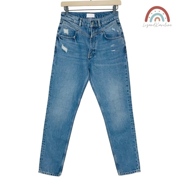 New! Boyish The Roy High Rise Yoke Front Skinny Rigid Jeans - Picture 6 of 16